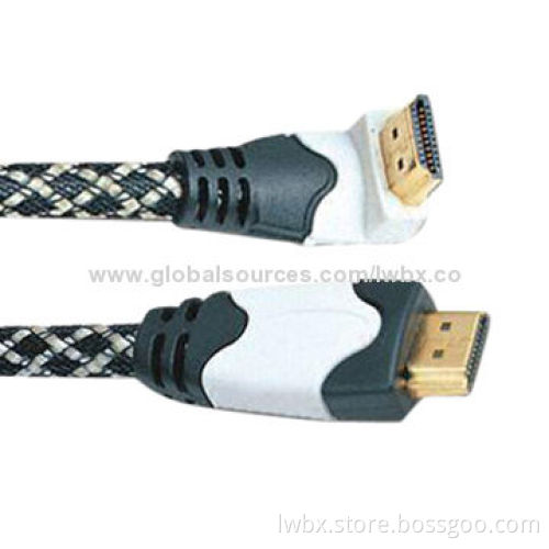 HDMI Cables, High Speed, 1.3 or 1.4 Version with Certification and 0.5 to 20m Length